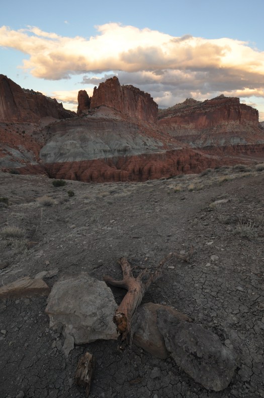 Spring sunset in Capitol Reef National Park, Utah, USA